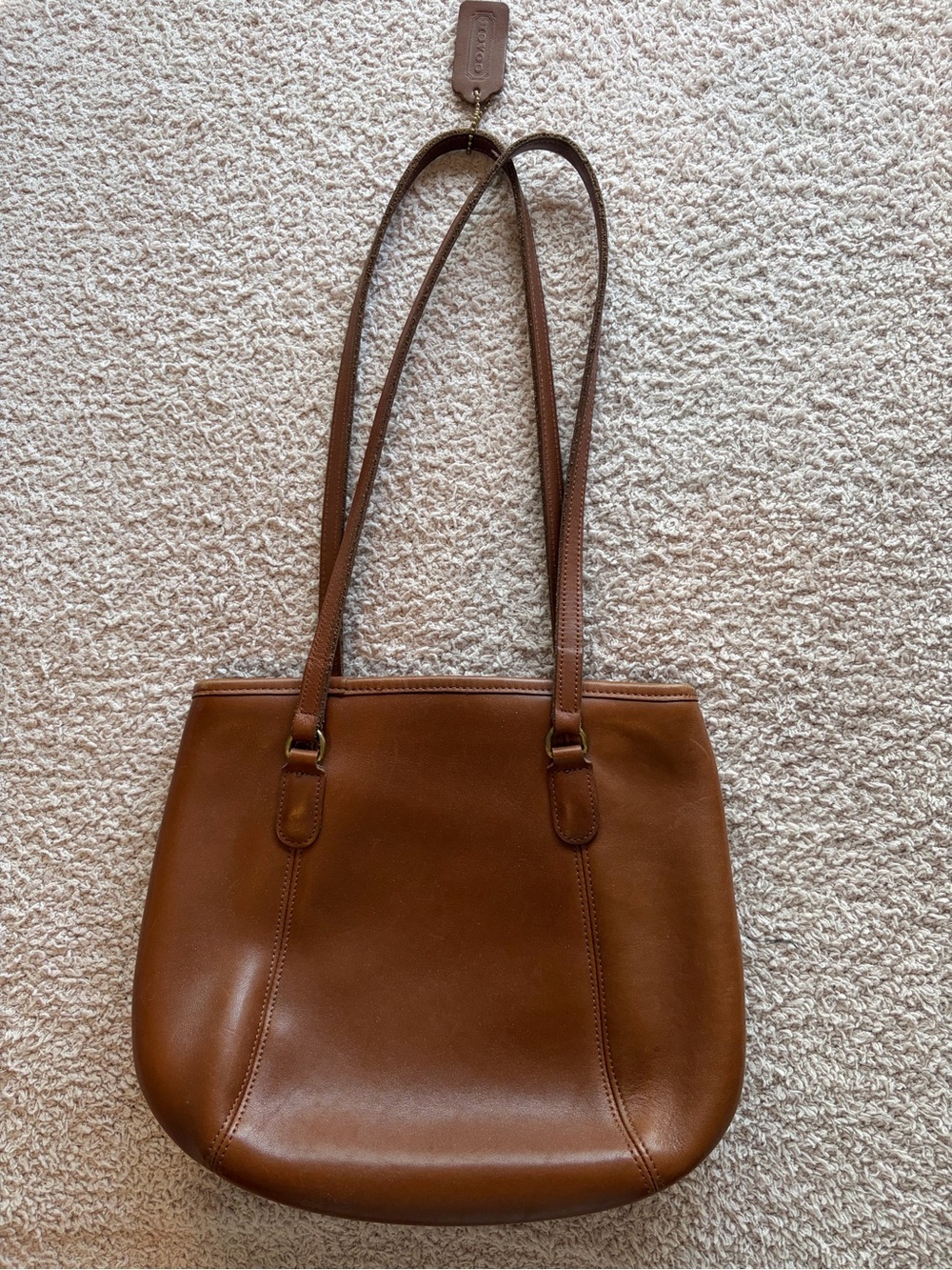 vintage Coach Medium Framed Pouch, Style 9996